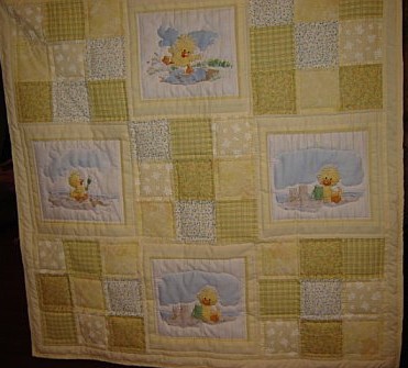 Treadlestitches: More Charity Quilt Recipes--Baby Pinwheel Quilt